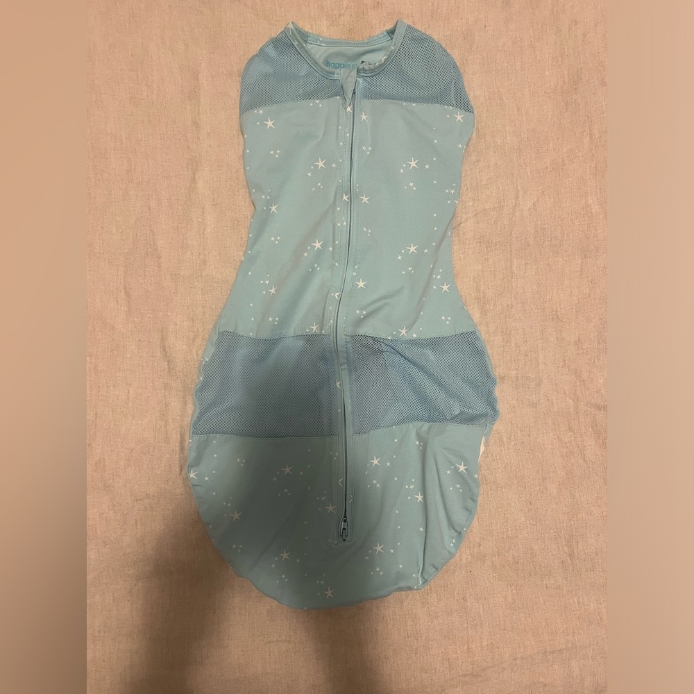 Happiest Baby Sleep Pea Swaddle, size Medium.